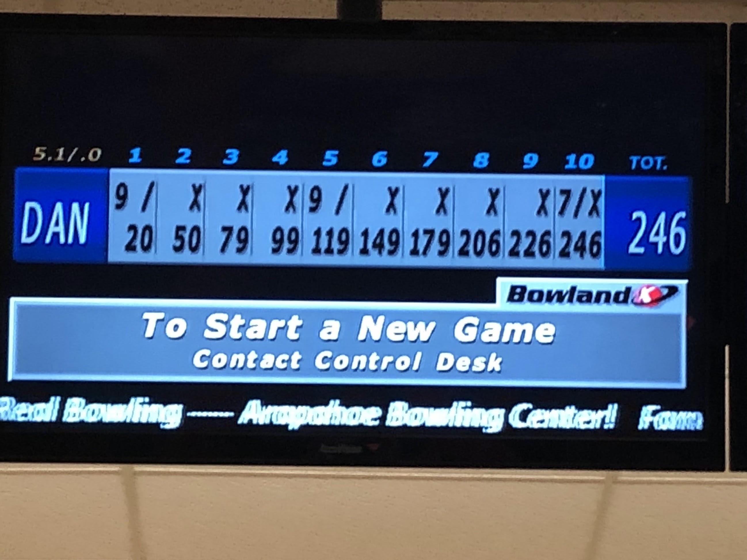 bowling score